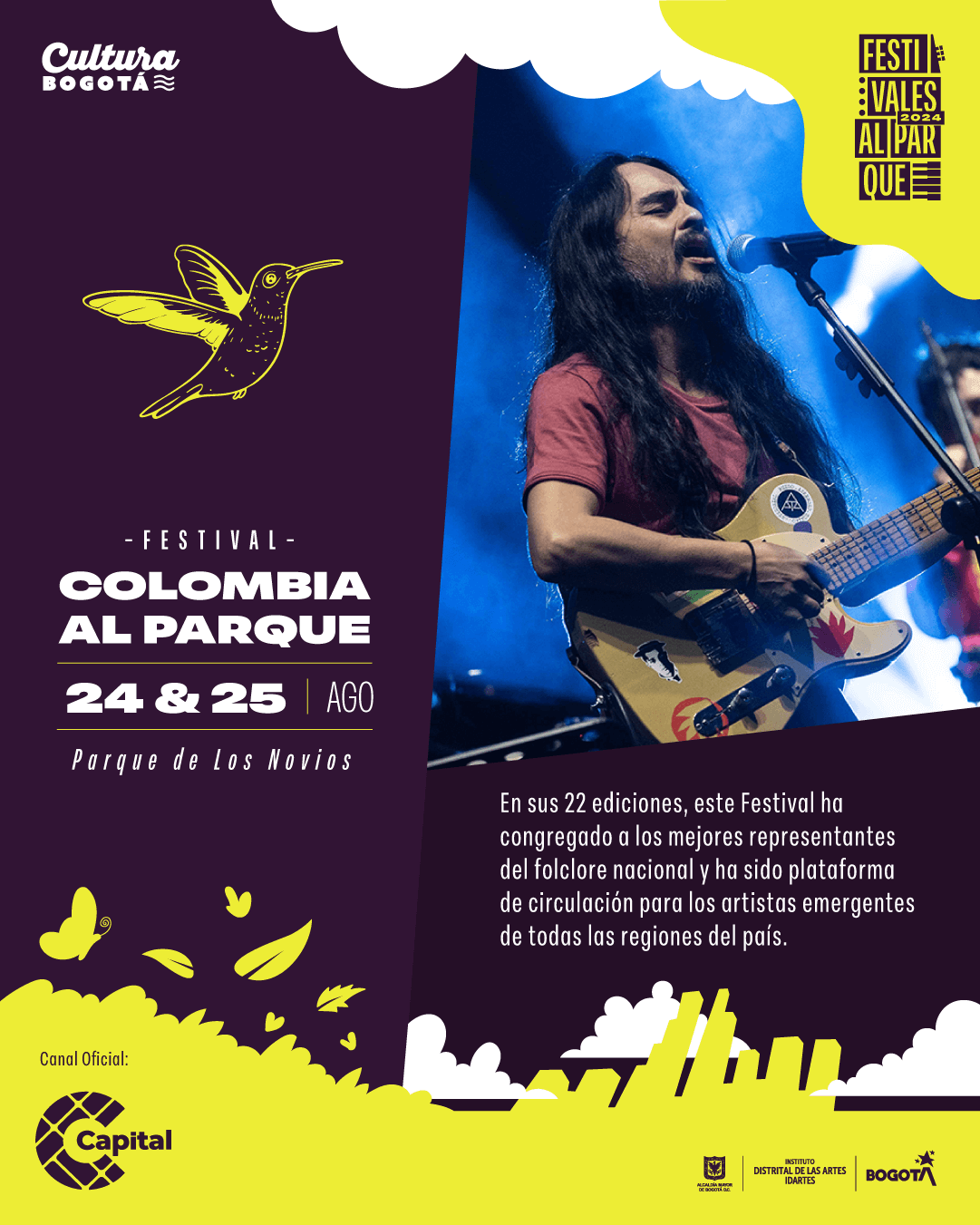 Poster Colombia al Parque 2024